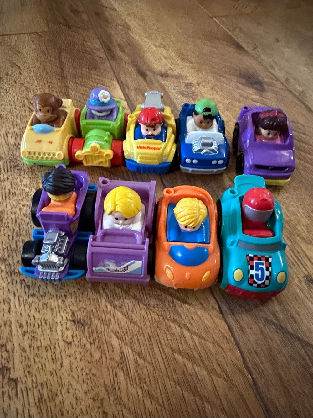 Little People Wheelies Vehicles 9 Bundle Fisher Price